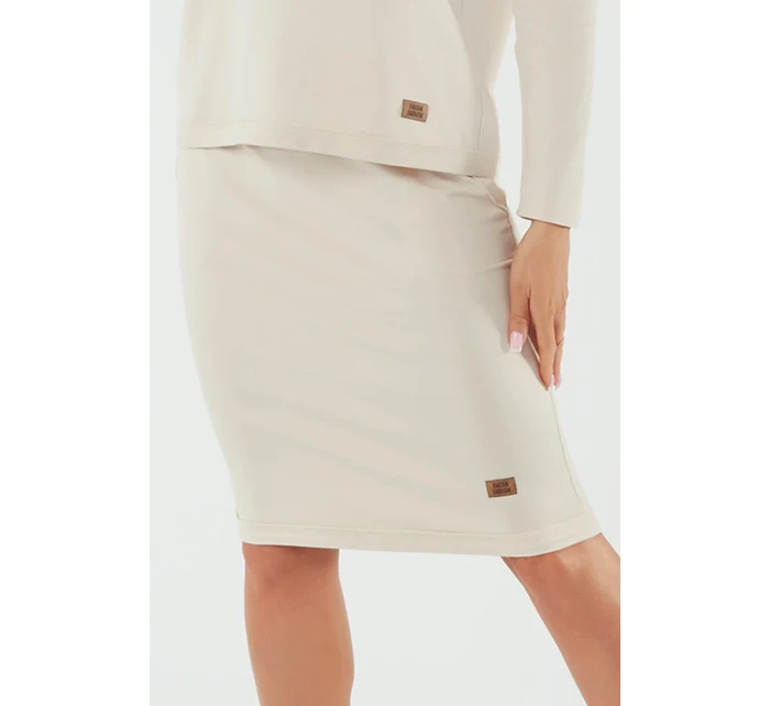 Italian Fashion Stella midi barva: béžová Italian Fashion Stella midi barva: béžová