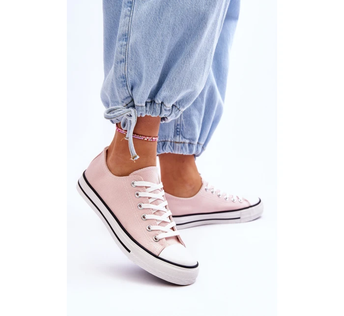 Klasické nízké dámské tenisky Světle růžová Vegas Klasické nízké dámské tenisky Světle růžová Vegas