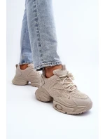 Sportovní Boty Na Masivní Platformě GOE LL2N4029 Bílá