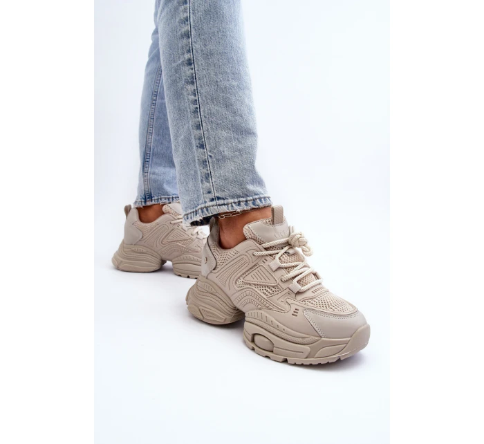 Sportovní Boty Na Masivní Platformě GOE LL2N4029 Bílá