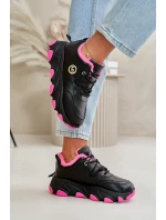 Zateplené Dámské Sportovní Boty Na Na Platformě Černé model 21668455 - Boto Zateplené Dámské Sportovní Boty Na Na Platformě Černé model 21668455 - Boto