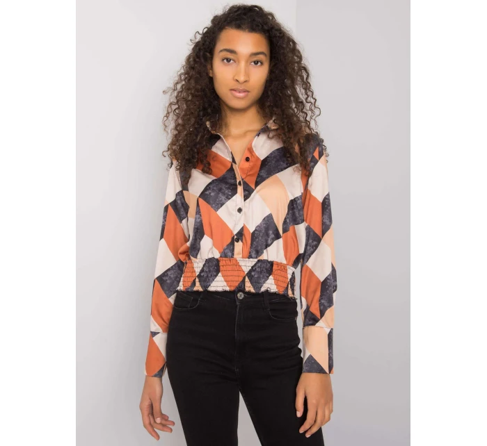 Halenka DHJ BZ 15251.82 černá a béžová