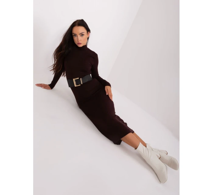 EM SK 778 šaty.65 tmavě hnědá EM SK 778 šaty.65 tmavě hnědá