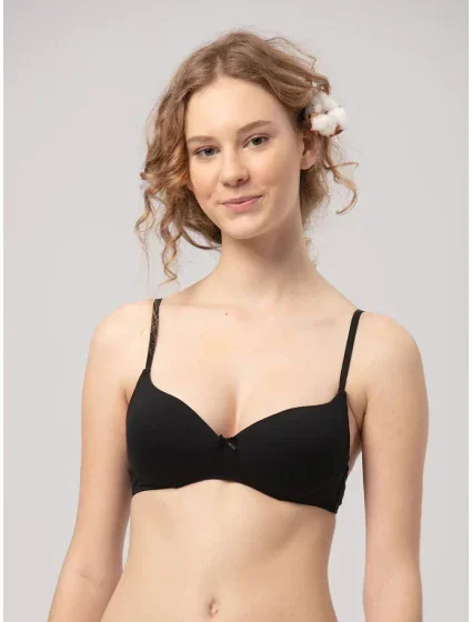 Dívčí podprsenka model 21911489 120 Černá - Key Dívčí podprsenka model 21911489 120 Černá - Key