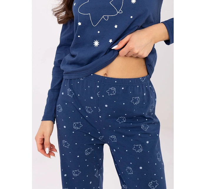 Dámské pyžamo DU PI FP 005.61 modré - FPrice