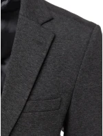 Pánská jednořadá šedá bunda FashionStreet MX0624