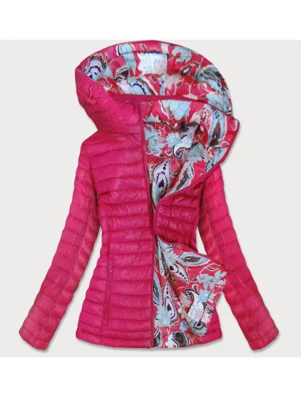 Růžová oboustranná dámská bunda model 9088271 - Libland Růžová oboustranná dámská bunda model 9088271 - Libland