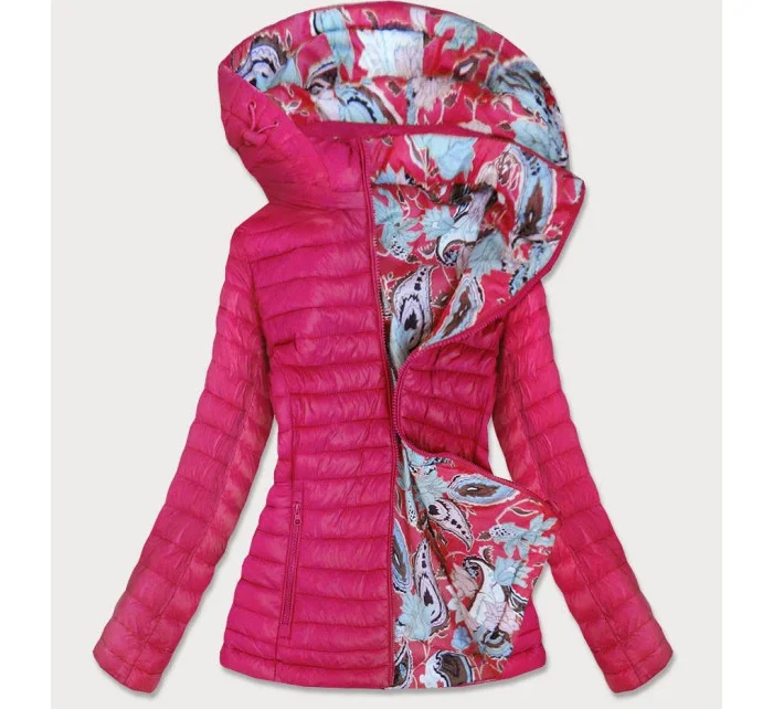 Růžová oboustranná dámská bunda model 9088271 - Libland Růžová oboustranná dámská bunda model 9088271 - Libland
