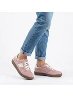 Dámské kožené sportovní polobotky růžové Big Star TT274175 Dámské kožené sportovní polobotky růžové Big Star TT274175