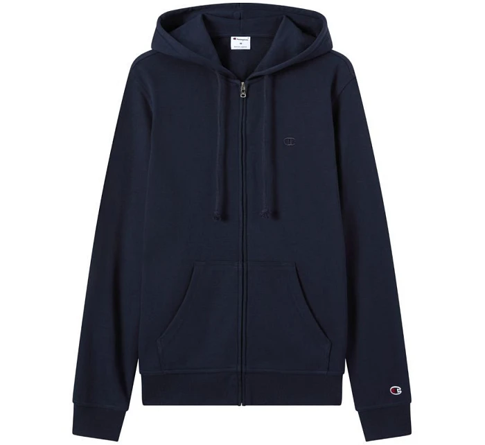 Pánská mikina Champion s kapucí na zip tmavě modrá 220786 BS501 pánské