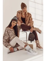 Dámské zateplené sněhule Big Star model 21601636 Béžove - Big Star Shoes Dámské zateplené sněhule Big Star model 21601636 Béžove - Big Star Shoes