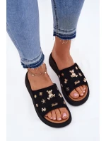 Dámské Semišové Pantofle S Černé model 21697722 - VINCEZA