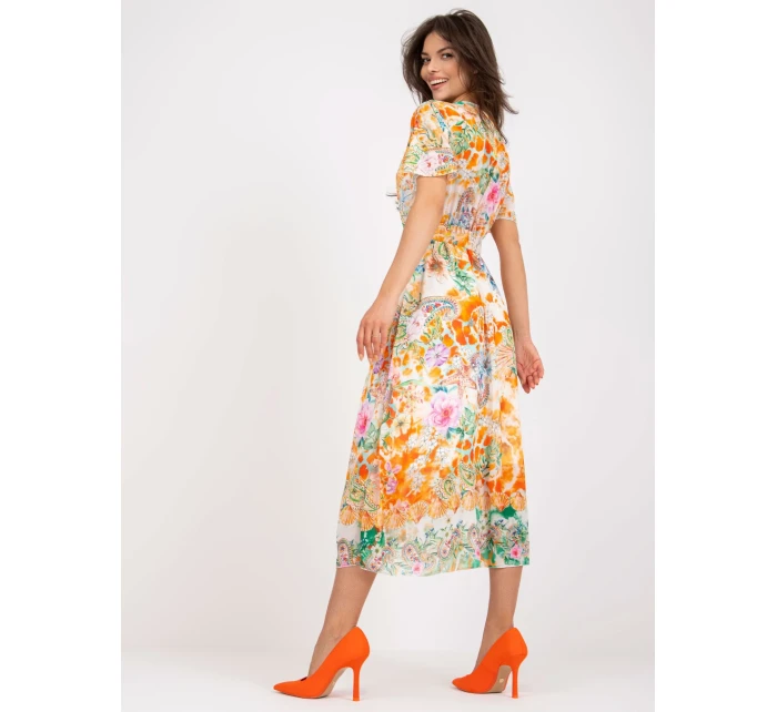 Šaty DHJ SK 15967 1.01P oranžová