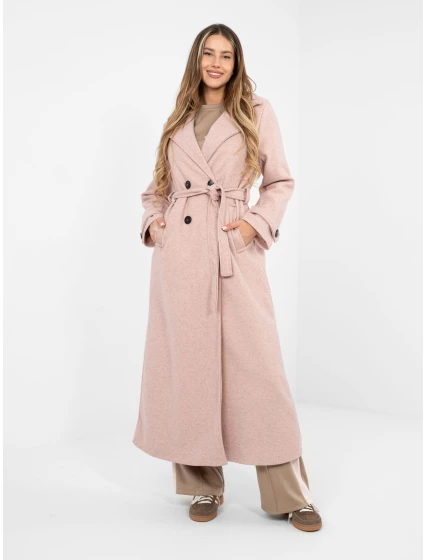 Kabát IT EN 97035.17 tmavě růžový Kabát IT EN 97035.17 tmavě růžový
