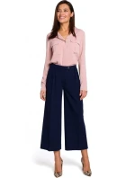 S139 Dámské kalhoty Cullotes - tmavě modré