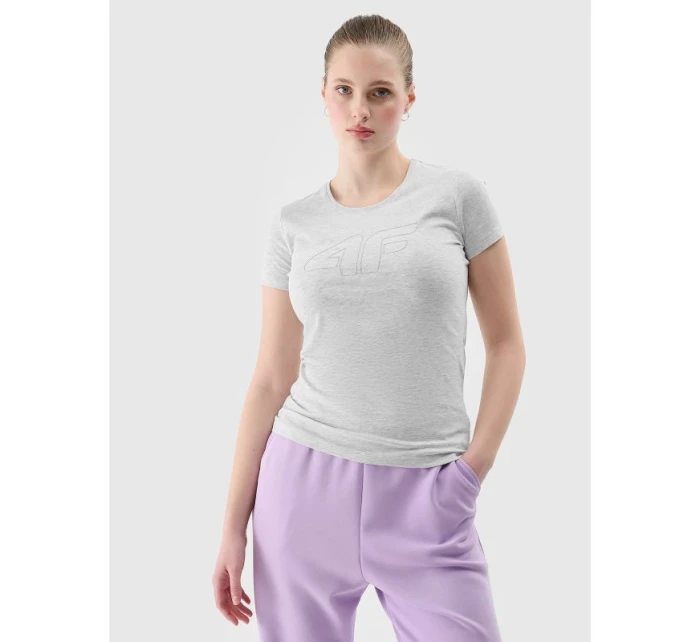 Dámské tričko s logem model 21431579 - 4F Dámské tričko s logem model 21431579 - 4F