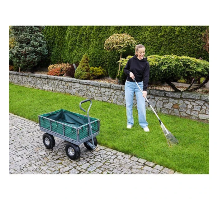 ZAHRADNÍ VOZÍK S PŘÍVĚSEM NA KOLEČKÁCH 270 KG