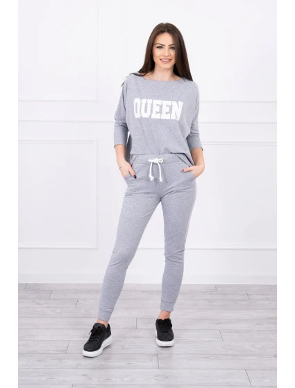Sada s potiskem Queen grey Sada s potiskem Queen grey