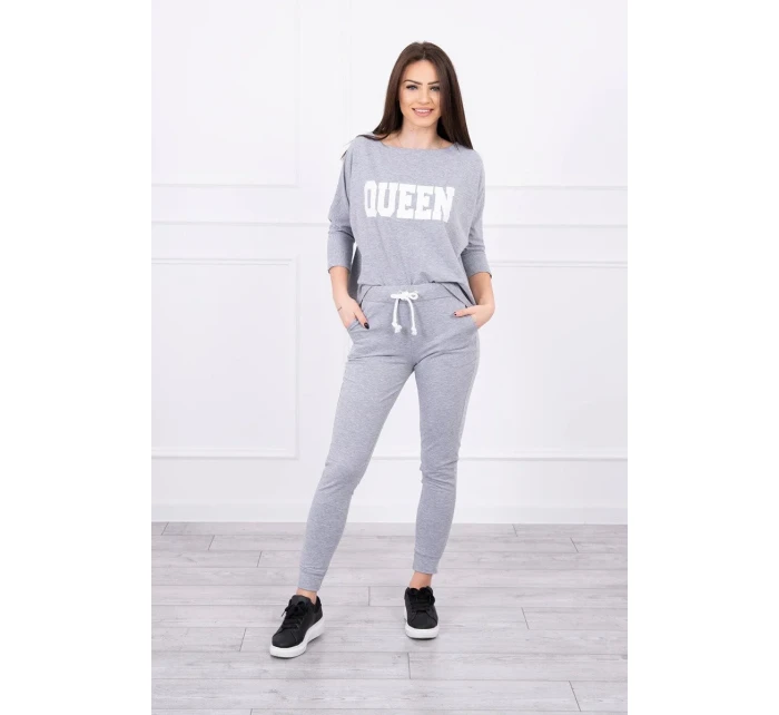 Sada s potiskem Queen grey Sada s potiskem Queen grey