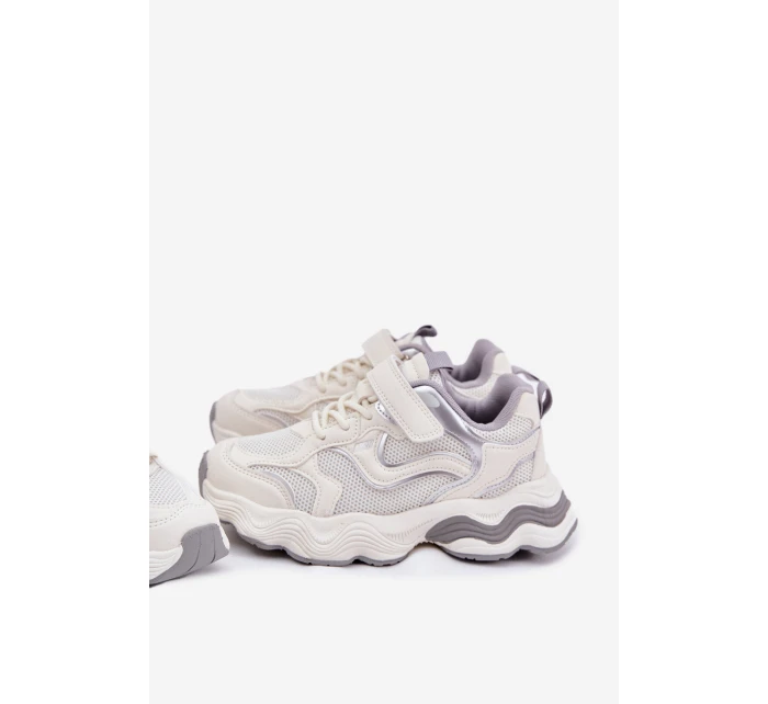 Dětské Tenisky Na Silné Podešvi Bílé Lianees Dětské Tenisky Na Silné Podešvi Bílé Lianees