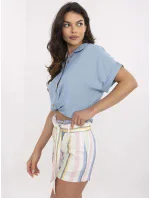 Šortky RO SN 2514.34P bílá a modrá Šortky RO SN 2514.34P bílá a modrá