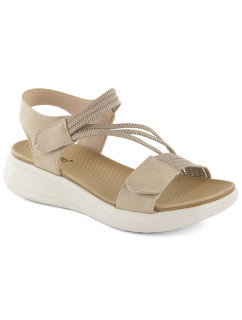 Pohodlné sandály na suchý zip eVento W EVE446A beige