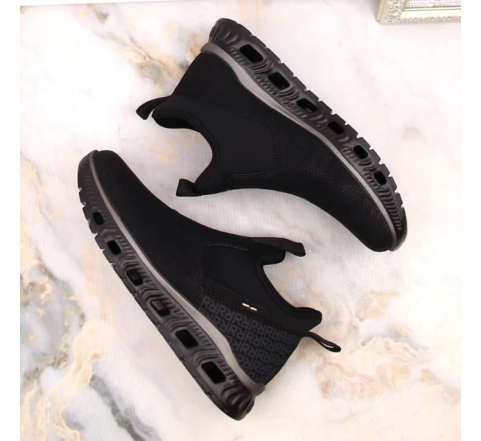 Rieker W RKR616 černá nazouvací pohodlná kotníková obuv