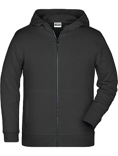 Daiber 8026K Dětská mikina s kapucí 02.826K black