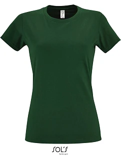SOL'S Imperial Women Dámské tričko z těžké bavlny 25.1502 bottle green