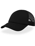 Atlantis Headwear Rapper 5 panelová síťovaná kšiltovka 33.2070 black/black Atlantis Headwear Rapper 5 panelová síťovaná kšiltovka 33.2070 black/black