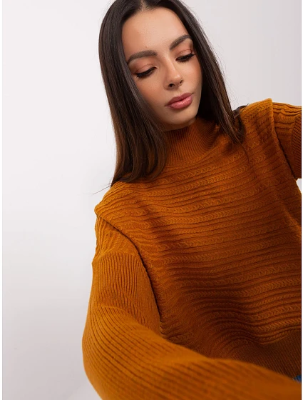 Sweter AT SW model 18904839 jasny brązowy - FPrice