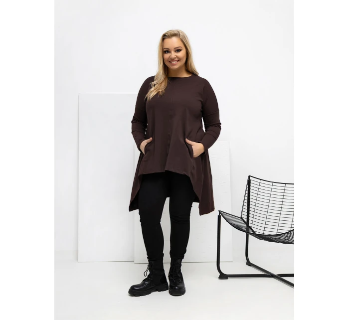 Bluzka RV BZ model 21820160 1.06 ciemny brązowy - FPrice