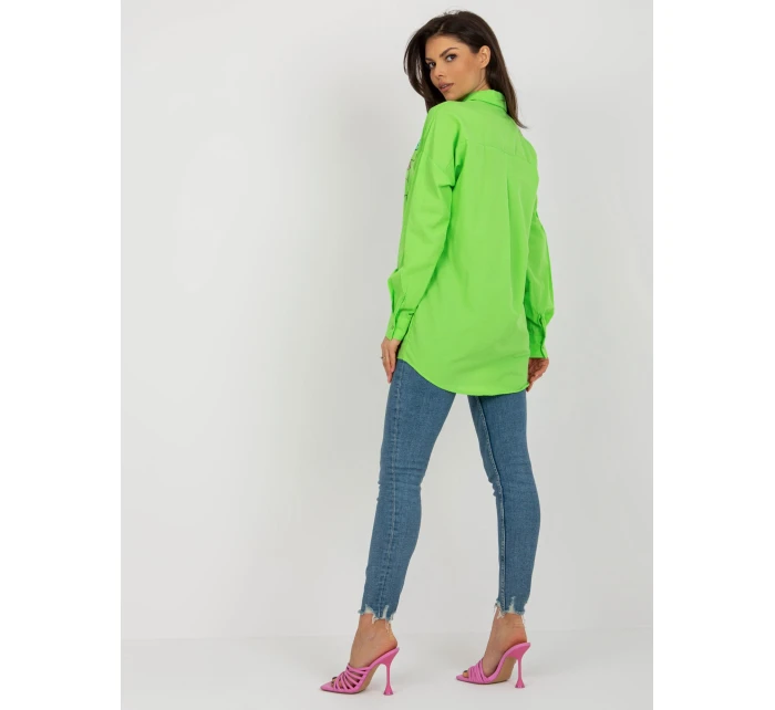 Dámská košile KS model 21215660 zelená - FPrice