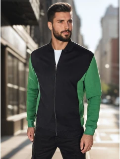 Pánská mikina na zip se stojáčkem černá model 21986041 - Dstreet