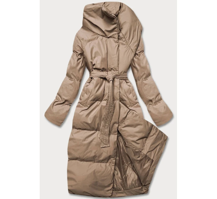 Béžová dámská zimní  bunda model 21244489 - J.STYLE