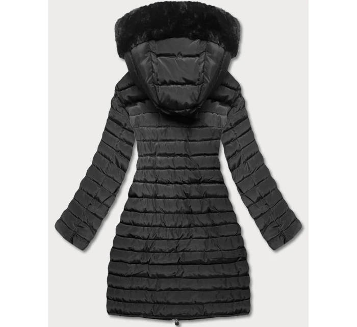 KURTKA PIKOWANA Z KAPTUREM CZARNA model 21244983 - MINORITY