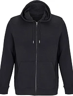SOL'S Calipso Unisex mikina s kapucí z těžké bavlny 25.4237 black
