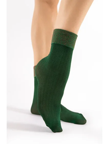 Fiore Gilt 40 DEN G1162 barva: podzimní zelená