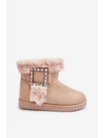 Ocílené Sněhule s Klíčkem Bežové  Dulca