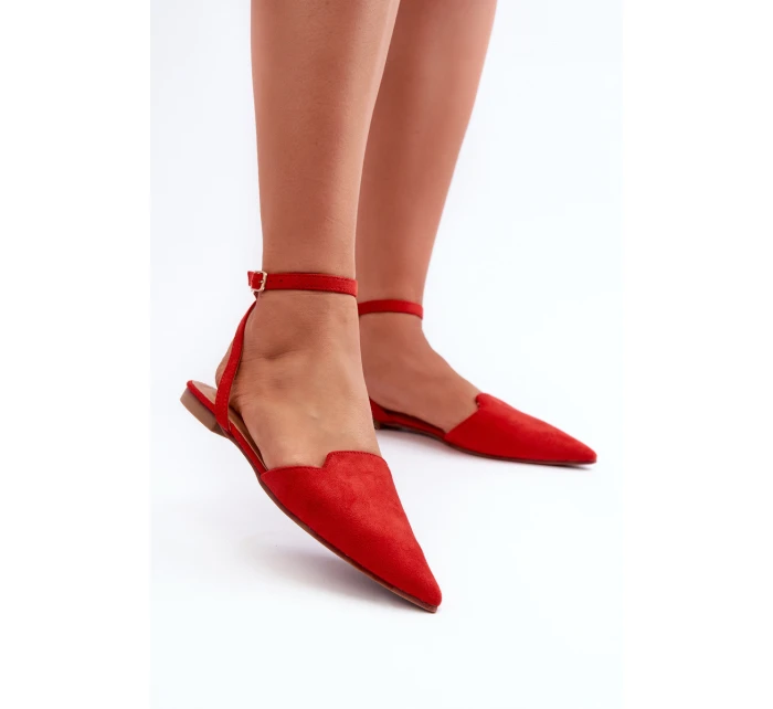 Šněrovací z se  červené model 21666749 - Boto