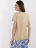 T shirt CLM TS model 21094502 beżowy - FPrice
