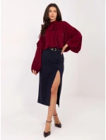 Koszula IT KS model 21795616 bordowy - FPrice Koszula IT KS model 21795616 bordowy - FPrice