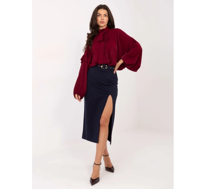 Koszula IT KS model 21795616 bordowy - FPrice Koszula IT KS model 21795616 bordowy - FPrice