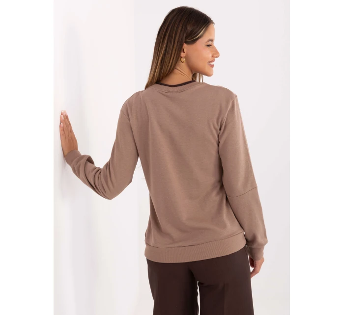 Bluza RV BL model 21319968 ciemny bezowy - FPrice Bluza RV BL model 21319968 ciemny bezowy - FPrice