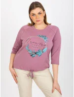 Dámská halenka RV BZ 8458.01P tmavě růžová - FPrice