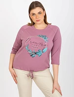 Dámská halenka RV BZ 8458.01P tmavě růžová - FPrice