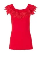 Dámský plážový top 46201-122-1 červená - Pastunette