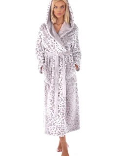 Dámský župan  s kapucí vzorovaný  model 21822083 - Vestis