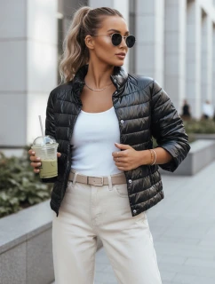 kurtka damska pikowana czarna model 22020805 - FashionStreet