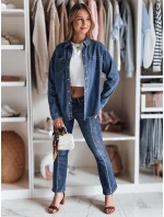 Dámská džínová košile OVERLLO modrá FashionStreet DY0454